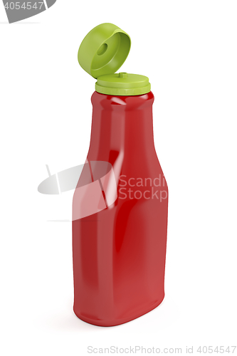 Image of Open ketchup bottle