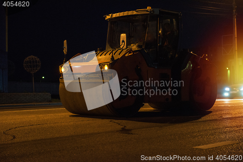 Image of repairing the road