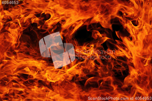 Image of orange fire background