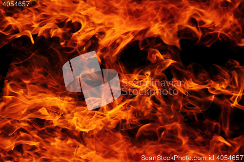 Image of orange fire background