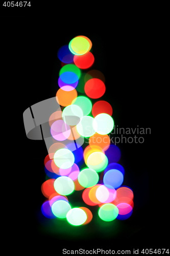 Image of abstract christmas tree