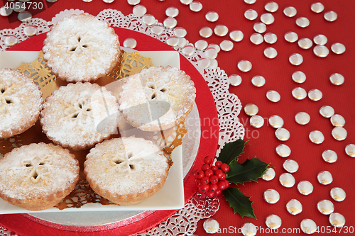 Image of Mince Pies with Holly