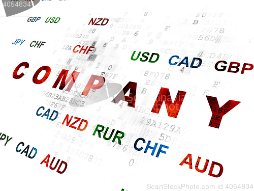 Image of Business concept: Company on Digital background