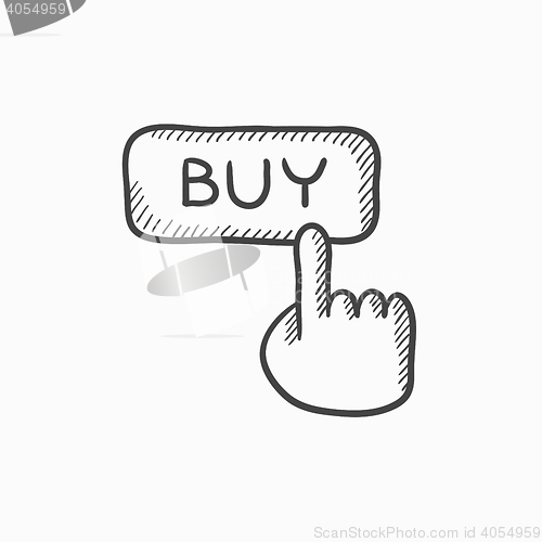 Image of Buy button sketch icon.