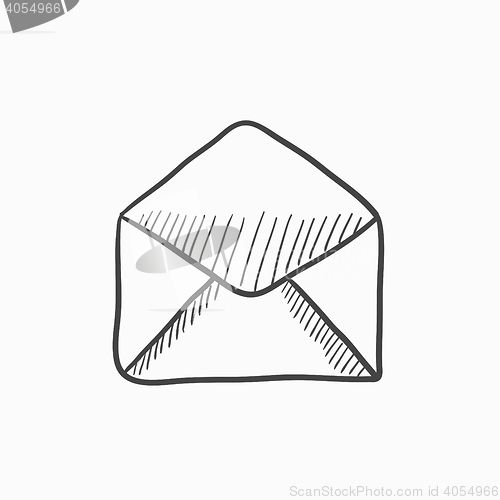 Image of Envelope sketch icon.