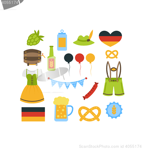 Image of Oktoberfest Colorful Elements