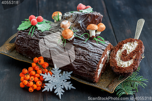 Image of Traditional Christmas cake.