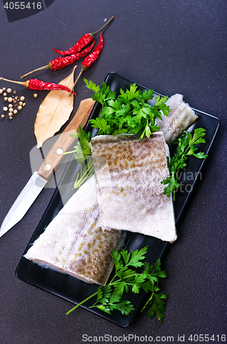 Image of raw fish fillet