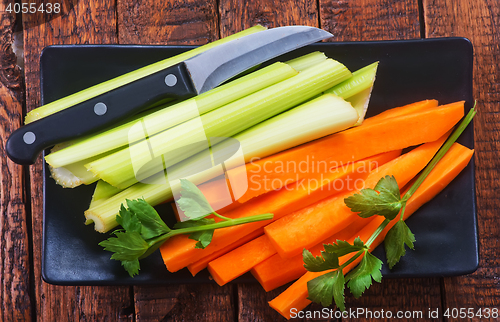 Image of celery with carrot