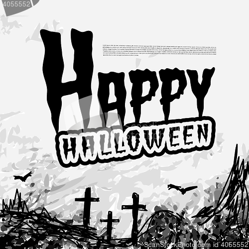 Image of Halloween vector background