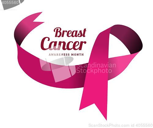 Image of Breast cancer awareness vector symbol
