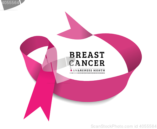 Image of Breast cancer awareness vector symbol
