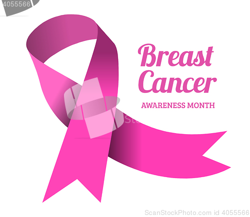 Image of Breast cancer awareness vector symbol