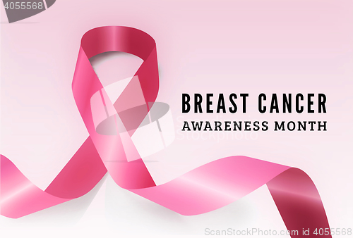 Image of Breast cancer awareness vector symbol