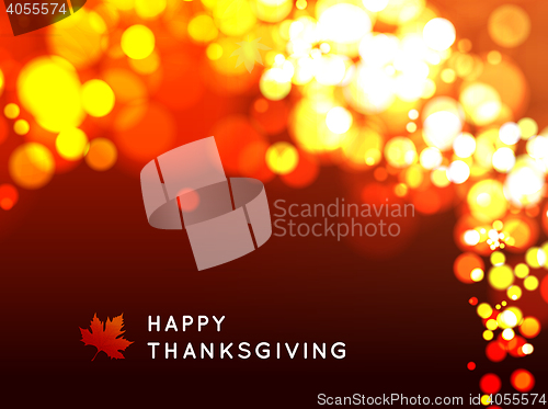 Image of Happy thanksgiving vector background
