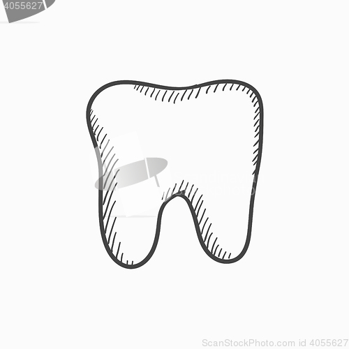 Image of Tooth sketch icon.