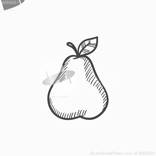 Image of Pear sketch icon.