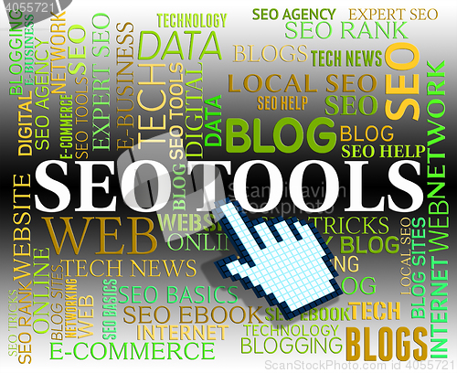 Image of Seo Tools Shows Search Engine And Apps