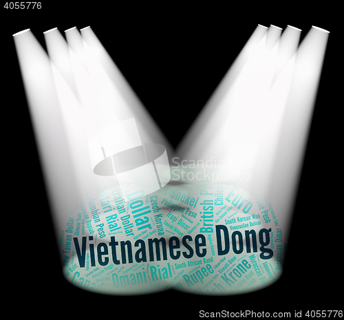 Image of Vietnamese Dong Means Worldwide Trading And Dongs