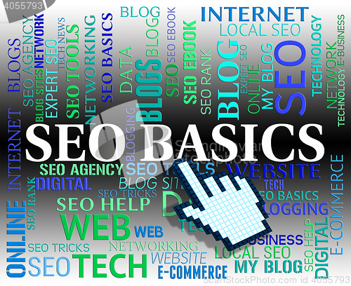 Image of Seo Basics Represents Web Site And Essentials