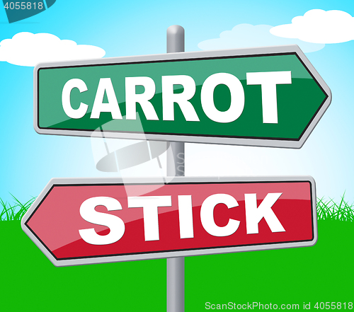 Image of Carrot Stick Indicates Bait Target And Bonus