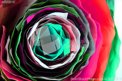 Image of color paper roll background
