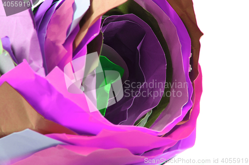 Image of color paper roll background