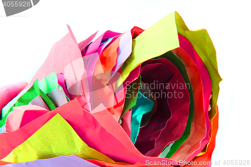 Image of color paper roll background