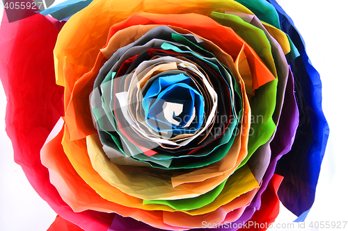 Image of color paper roll background