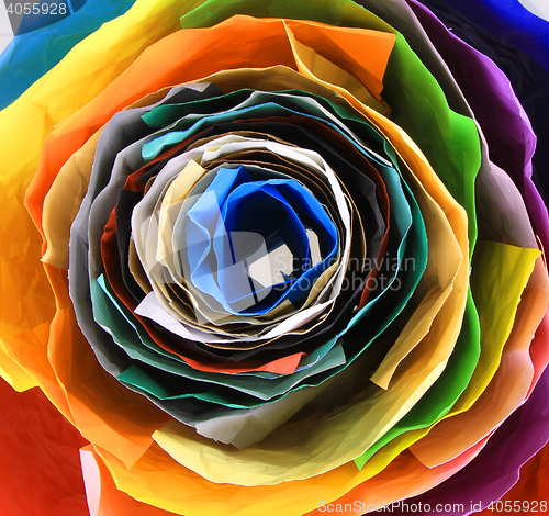 Image of color paper roll background