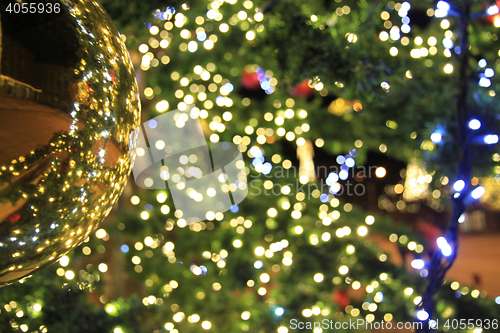 Image of christmas lights texture