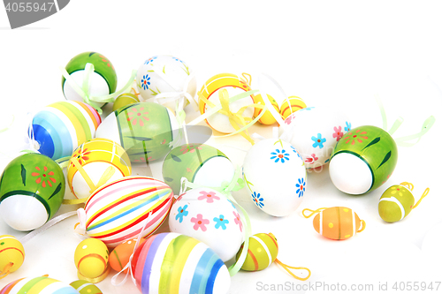 Image of easter eggs background