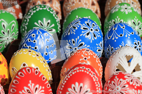 Image of easter eggs background