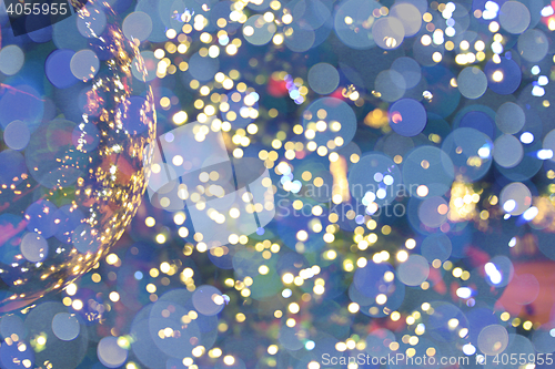 Image of christmas lights texture