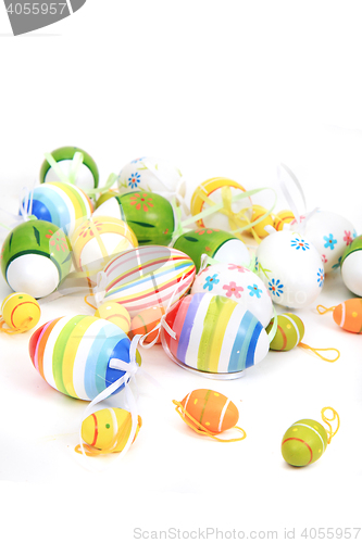 Image of easter eggs background