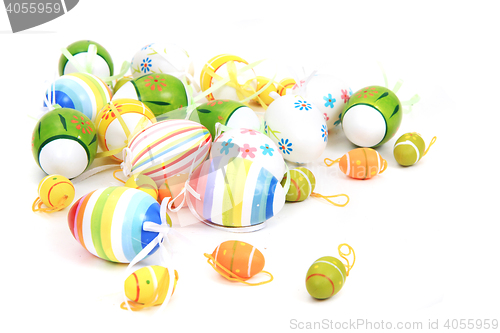 Image of easter eggs background