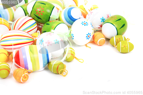 Image of easter eggs background