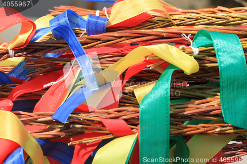 Image of czech easter rods background