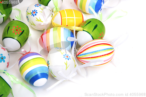 Image of easter eggs background
