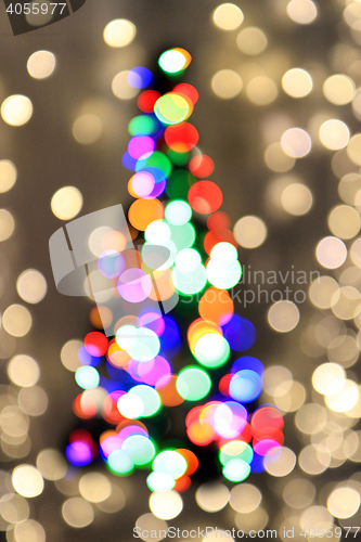 Image of abstract christmas tree