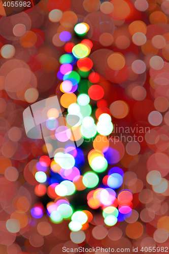 Image of abstract christmas tree