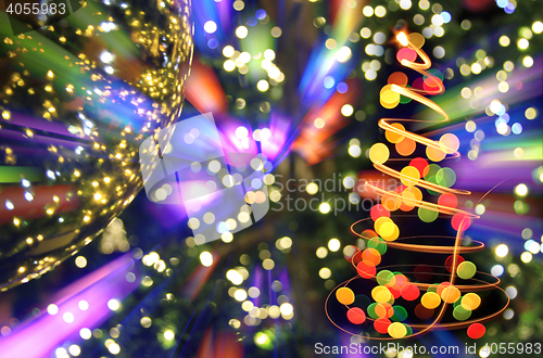 Image of abstract christmas tree