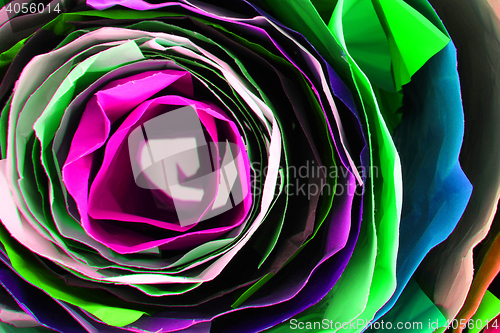 Image of color paper roll background