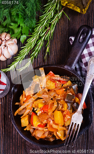 Image of fried vegetables