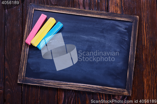 Image of black board