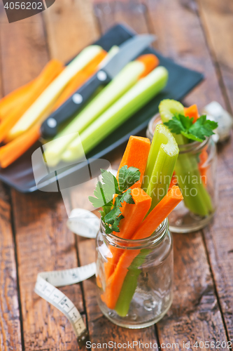 Image of celery with carrot
