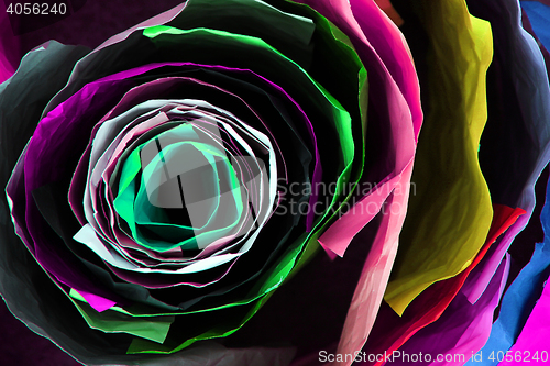 Image of color paper roll background