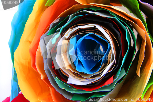 Image of color paper roll background