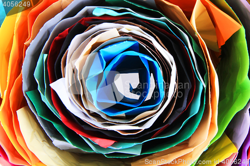 Image of color paper roll background