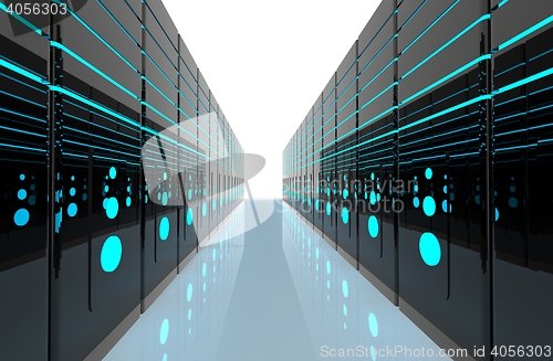 Image of network server room